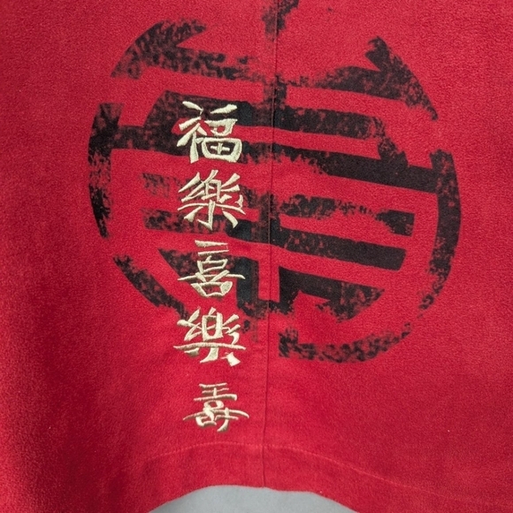 Chico's size 3 button down shirt with embroidery - Picture 4 of 13